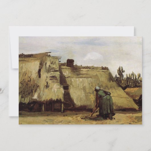 ヴィンセント・ヴァン・ゴッホの農婦の掘る小屋 (正面)