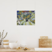 ヴィンセント・ヴァン・ゴッホの階段オーヴァー1890スモール ポスター (キッチン)