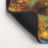 ヴィンセント・ヴァン・ゴッホの静物画「二輪の切り花されたひまわり」 マウスパッド (コーナー)