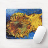 ヴィンセント・ヴァン・ゴッホの静物画「二輪の切り花されたひまわり」 マウスパッド (マウス)