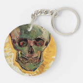 ヴィンセント・ヴァン・ゴッホの静物画「頭蓋骨」 キーホルダー (裏面)