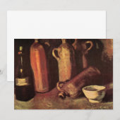 ヴィンセント・ヴァン・ゴッホの静物画「4つの石のボトル」 (正面/裏面)