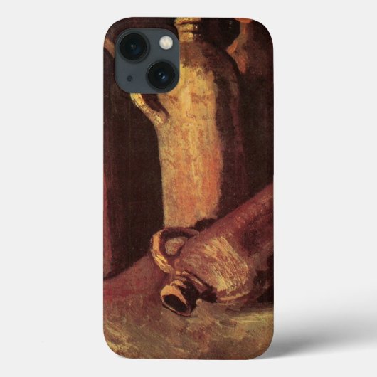 ヴィンセント・ヴァン・ゴッホの静物画「4つの石のボトル」 Case-Mate iPhoneケース (裏面)