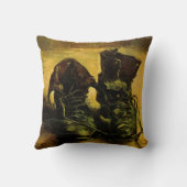 ヴィンセント・ヴァン・ゴッホの靴 クッション (裏面)