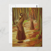 ヴィンセント・ヴァン・ゴッホの2人の女性 ポストカード (正面/裏面)
