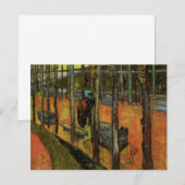 ヴィンセント・ヴァン・ゴッホの「アリスカン墓地」 (正面/裏面)