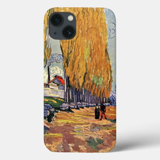 ヴィンセント・ヴァン・ゴッホの「アリスカン墓地」 Case-Mate iPhoneケース (裏面)