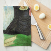 ヴィンセント・ヴァン・ゴッホの『アルル人の女性（マダム・ジヌー）』 キッチンタオル (四つ折り)