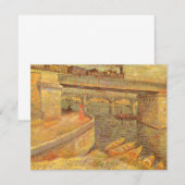 ヴィンセント・ヴァン・ゴッホの《セーヌ川の橋、アスニエール》 (正面/裏面)