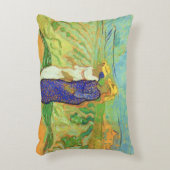 ヴィンセント・ヴァン・ゴッホの「二人の女性が野を渡る」 アクセントクッション (正面(垂直))