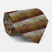 ヴィンセント・ヴァン・ゴッホの『二人の農夫が掘る』 ネクタイ (ロール)