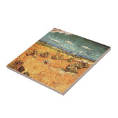 ヴィンセント・ヴァン・ゴッホの『刈り手のある麦の束』 タイル (側面)