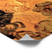 ヴィンセント・ヴァン・ゴッホの『刈り手のある麦の束』 ポスター (角)