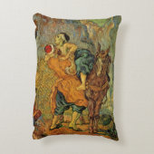 ヴィンセント・ヴァン・ゴッホの「善きサマリア人」 アクセントクッション (裏面(縦))