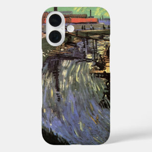 ヴィンセント・ヴァン・ゴッホの「女性が洗濯をする運河」 iPhone 16ケース