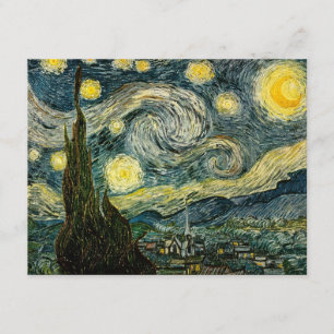 ヴィンセント・ヴァン・ゴッホの『星月夜』(1889) 招待状