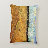 ヴィンセント・ヴァン・ゴッホの「畑の溝」 アクセントクッション (裏面(縦))