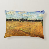 ヴィンセント・ヴァン・ゴッホの「畑の溝」 アクセントクッション (裏面)