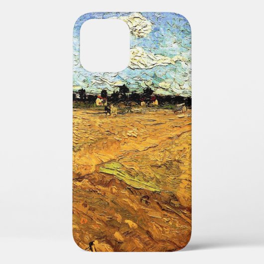 ヴィンセント・ヴァン・ゴッホの「畑の溝」 Case-Mate iPhoneケース (裏面)