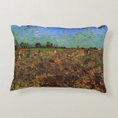 ヴィンセント・ヴァン・ゴッホの『緑のぶどう畑』 アクセントクッション (裏面)