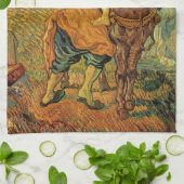 ヴィンセント・ヴァン・ゴッホの『良きサマリア人』 キッチンタオル (折り畳み)