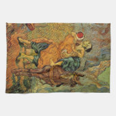 ヴィンセント・ヴァン・ゴッホの『良きサマリア人』 キッチンタオル (横)