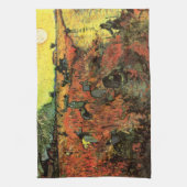 ヴィンセント・ヴァン・ゴッホの『赤いぶどう園』 キッチンタオル (縦)