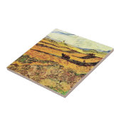 ヴィンセント・ヴァン・ゴッホの「農夫と製粉所のある風景」 タイル (側面)