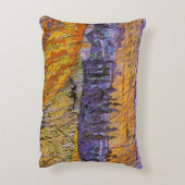 ヴィンセント・ヴァン・ゴッホの「雨のオーベルンの風景」 アクセントクッション (裏面(縦))