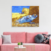 ヴィンセント・ヴァン・ゴッホザ・シエスタ（ミレの後） キャンバスプリント (インサイチュ (リビング))