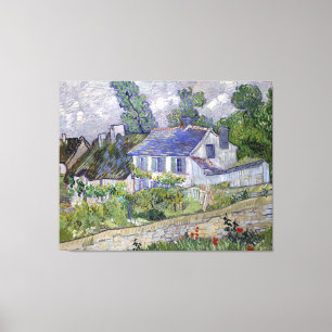 ヴィンセント・ヴァン・ゴッホズ・ハウシズ・アット・オーバース キャンバスプリント