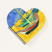 ヴィンセント・ヴァン・ゴッホボートSaintes-Marie watercol ノートブック (正面)