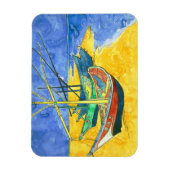 ヴィンセント・ヴァン・ゴッホボートSaintes-Marie watercol マグネット (縦)