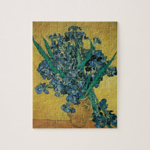 ヴィンセント・ヴァン・ゴッホヴィンテージ・アートによるアイリスの花瓶 ジグソーパズル
