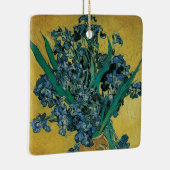 ヴィンセント・ヴァン・ゴッホヴィンテージ・アートによるアイリスの花瓶 セラミックオーナメント (右)