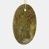 ヴィンセント・ヴァン・ゴッホヴィンテージ・アートによる森の小道 セラミックオーナメント (右)