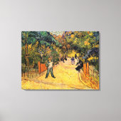 ヴィンセント・ヴァン・ゴッホ公共公園への入り口 キャンバスプリント (正面)