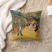 ヴィンセント・ヴァン・ゴッホ公共公園への入り口 クッション (ブランケット)