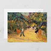 ヴィンセント・ヴァン・ゴッホ公共公園への入り口 ポストカード (正面/裏面)