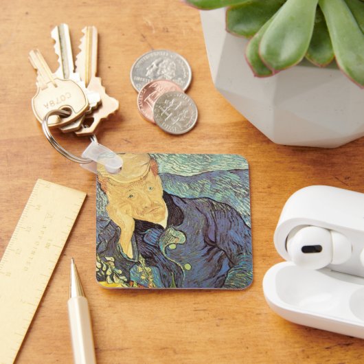 ヴィンセント・ヴァン・ゴッホ博士のポートレート キーホルダー (デスク)