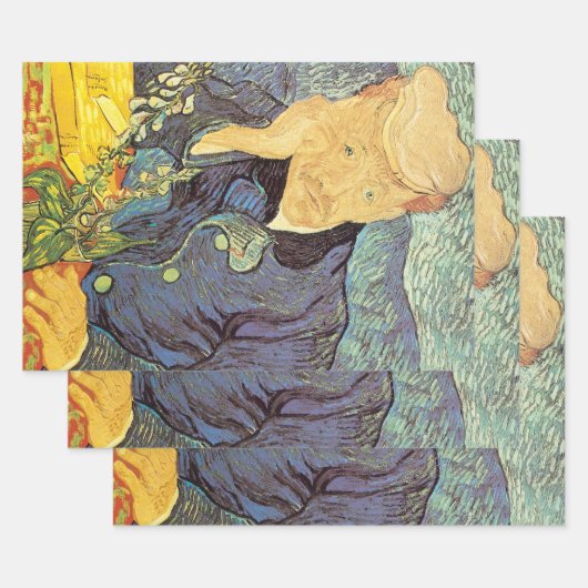 ヴィンセント・ヴァン・ゴッホ博士のポートレート ラッピングペーパーシート (セット)