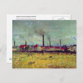 ヴィンセント・ヴァン・ゴッホ州アスナエールの工場 ポストカード (正面/裏面)