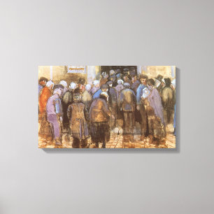 ヴィンセント・ヴァン・ゴッホ州宝くじ事務所（貧しいお金） キャンバスプリント