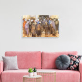 ヴィンセント・ヴァン・ゴッホ州宝くじ事務所(貧しいお金) キャンバスプリント (インサイチュ (リビング))