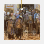 ヴィンセント・ヴァン・ゴッホ州宝くじ事務所(貧しいお金) セラミックオーナメント (裏面)