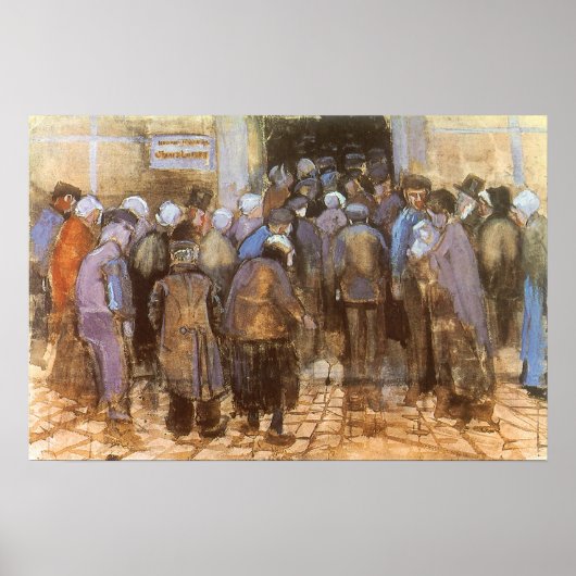 ヴィンセント・ヴァン・ゴッホ州宝くじ事務所（貧しいお金） ポスター (正面)