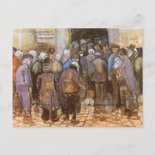 ヴィンセント・ヴァン・ゴッホ州宝くじ事務所（貧しいお金） ポストカード (正面)