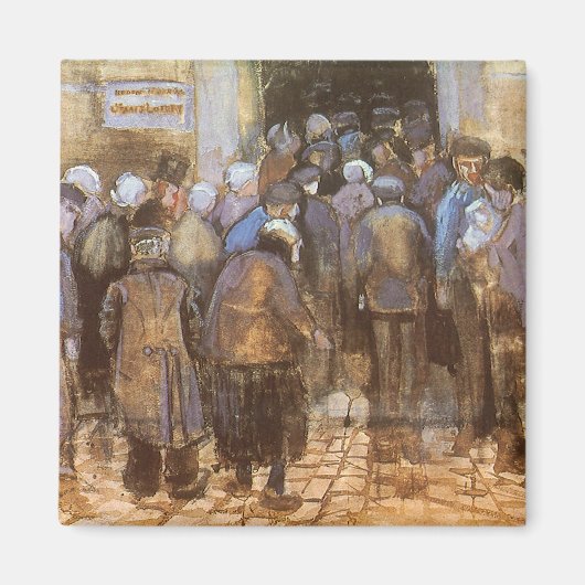 ヴィンセント・ヴァン・ゴッホ州宝くじ事務所（貧しいお金） マグネット (正面)