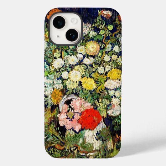 ヴィンセント・ヴァン・ゴッホ筆の筆の花 Case-Mate iPhoneケース (裏面)