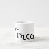 ヴィンセント・ヴァン・ゴッホ署名 エスプレッソカップ (正面)